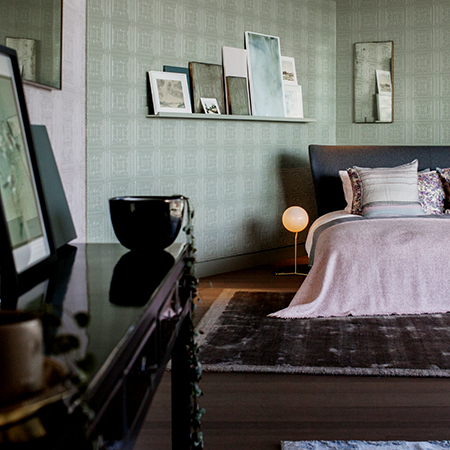 Обои под покраску Anaglypta Luxury Turner Tile RD80000 фото в интерьере Обои под покраску Anaglypta Luxury Turner Tile RD80000 фото в интерьере